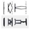 Soporte Vesa De Pared Ultra Delgado Para Tv Hasta 65 - Taa | APLIUM