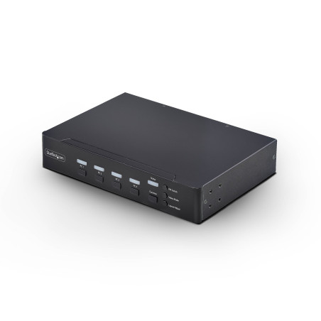 Switch Kvm De 4 Puertos Displayport Con Mouse Roaming | APLIUM