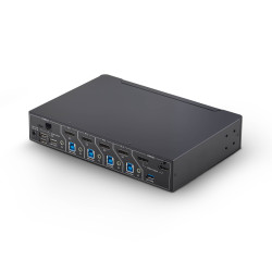 Switch Kvm De 4 Puertos Displayport Con Mouse Roaming | APLIUM