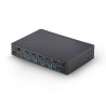 Switch Kvm De 4 Puertos Displayport Con Mouse Roaming | APLIUM