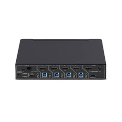 Switch Kvm De 4 Puertos Displayport Con Mouse Roaming | APLIUM