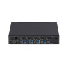 Switch Kvm De 4 Puertos Displayport Con Mouse Roaming | APLIUM