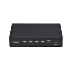Switch Kvm De 4 Puertos Displayport Con Mouse Roaming | APLIUM