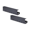 Under Desk Cable Management Tray Black