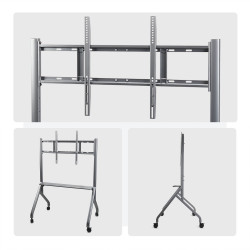 Soporte Carrito Tipo Caballete Para Tv De 100 Pulg 100KG | APLIUM