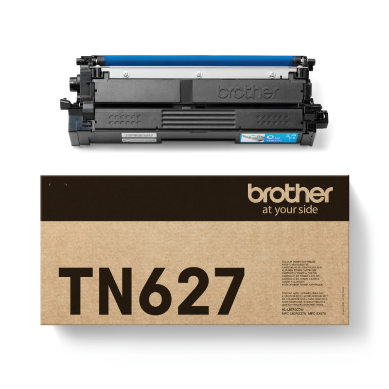 TN-627C Ultra High Yield Cyan Toner Cartridge. Prints 10,000 | APLIUM