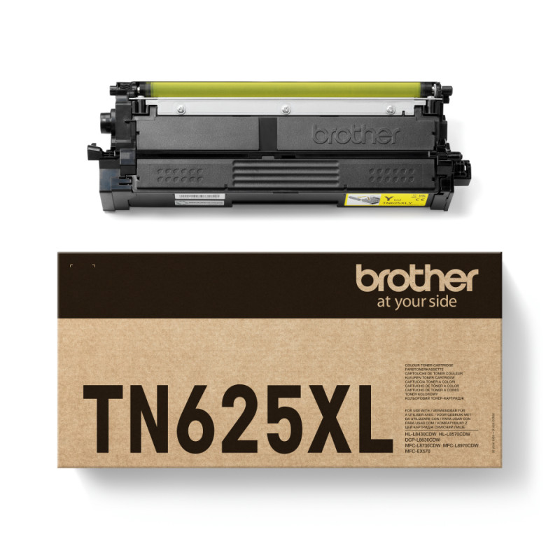 TN-625XLY High Yield Yellow Toner Cartri | APLIUM