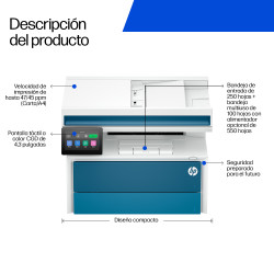 HP LaserJet Pro Mfp 4113FDN Pri 45 Ppm Duplex Ethernet Print | APLIUM