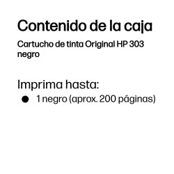 HP/InkHP 303 BK Original Ink Cartridge | APLIUM