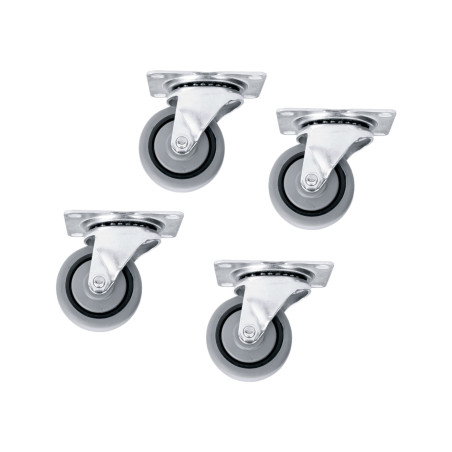 Floor friendly CASTERS 4 SLIM5