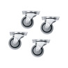 Floor friendly CASTERS 4 SLIM5