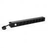 Basic PDU 19" 8 Schuko switch