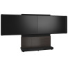 Forum 66" wide Floor-to-Wall Display Sta | APLIUM