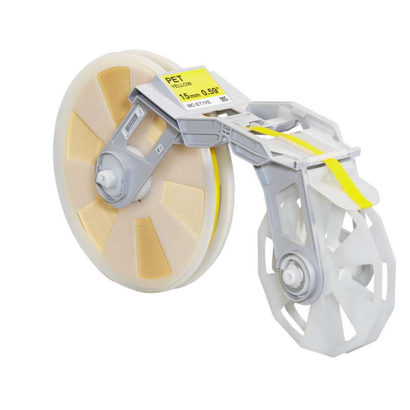 MCET1YE 15MM Yellow Pet Tape | APLIUM