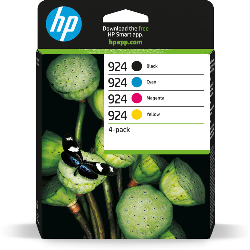 HP 924 Cmyk Original Ink Cartridge 4-PACK | APLIUM
