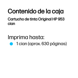 HP 953 Cyan Original Ink Cartridge | APLIUM