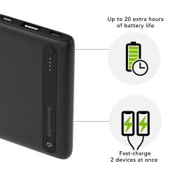 re-charge Power Bank 5.000mAh Black | APLIUM