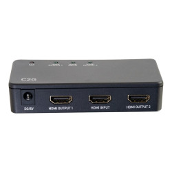 C2G 2-Port 4K HDMI Splitter - Separador de vídeo/audio - 2 x HDMI - so