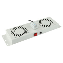 2 FANS, ANALOG THERMOSTAT