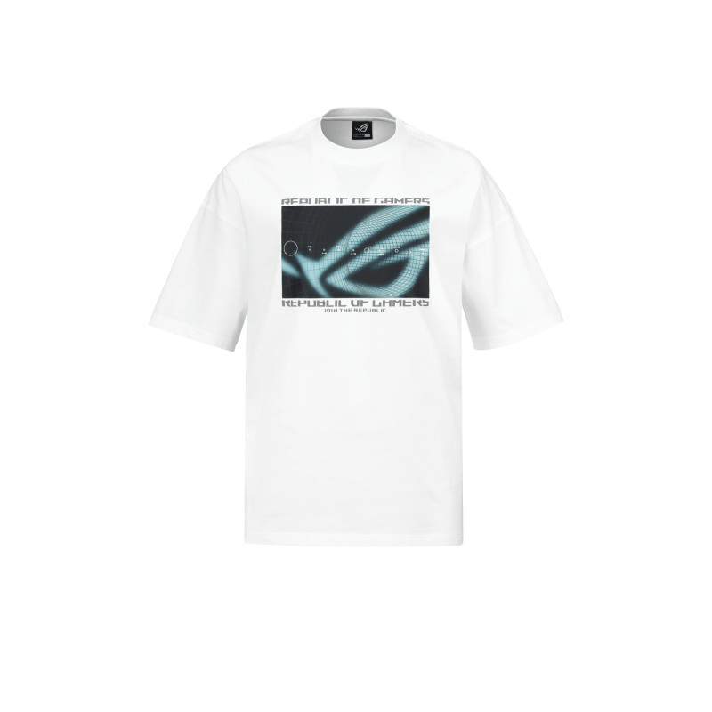 ASUS ROG - Camiseta - cosmic wave - L - blanco | APLIUM
