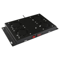 4 FANS, DIGITAL THERMOSTAT