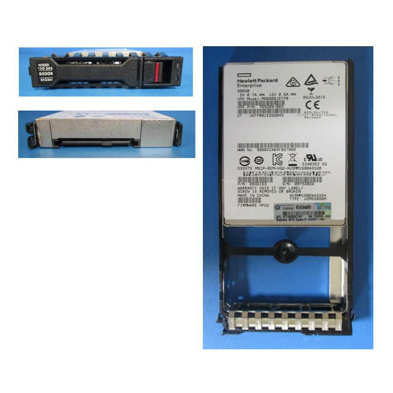 SSD 800GB 12G SFF SAS WI