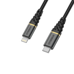 Premium Cable USB C-Lightning 2M Black
