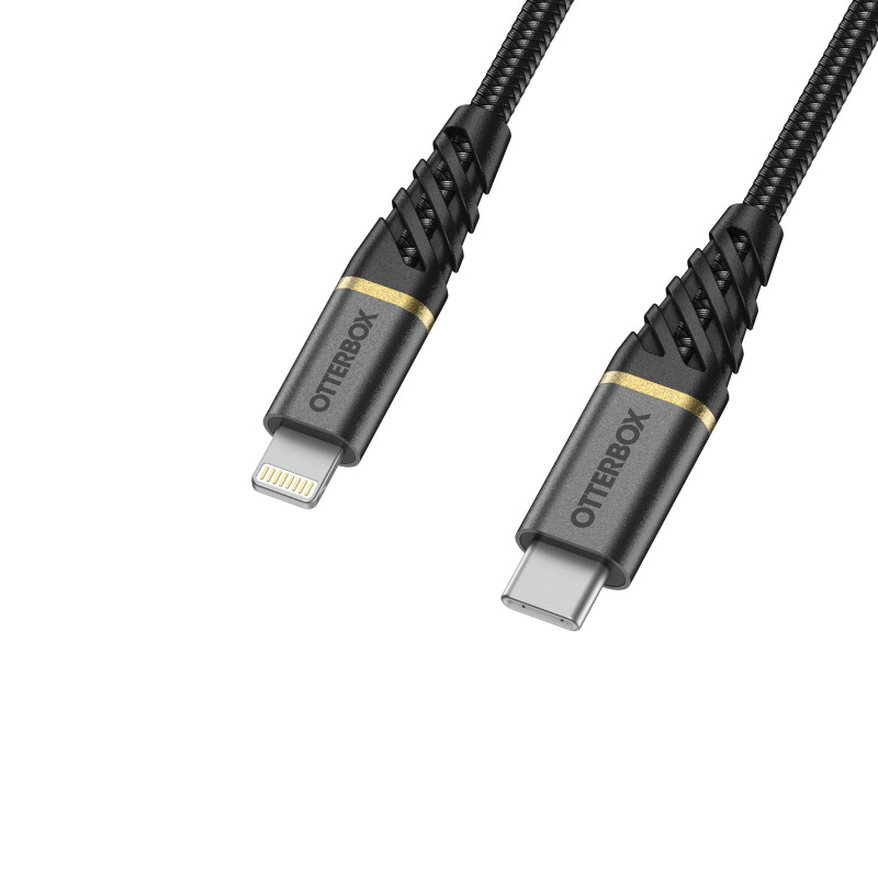 Premium Cable USB C-Lightning 2M Black