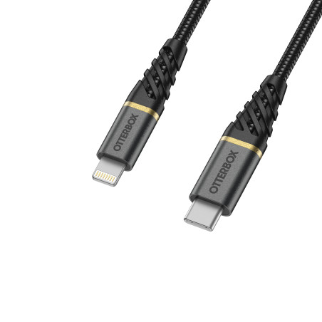 Premium Cable USB C-Lightning 2M Black