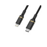 Cable USB C-Lightning 2M Black