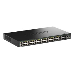 48 Ports GE PoE 30W+4 Ports 10G SFP+
