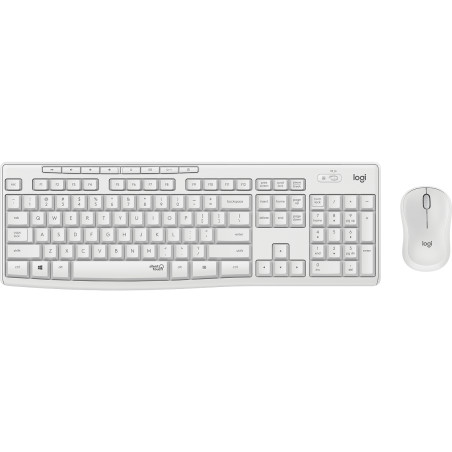 MK295 Silent Wireless Combo WHITE NDX
