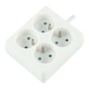 4-WAY POWER STRIP: WHITE -