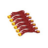 Power Cord Kit 6ea C13 to C14 1.8m Red