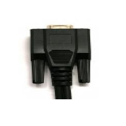 8' Coiled RS232 Cable