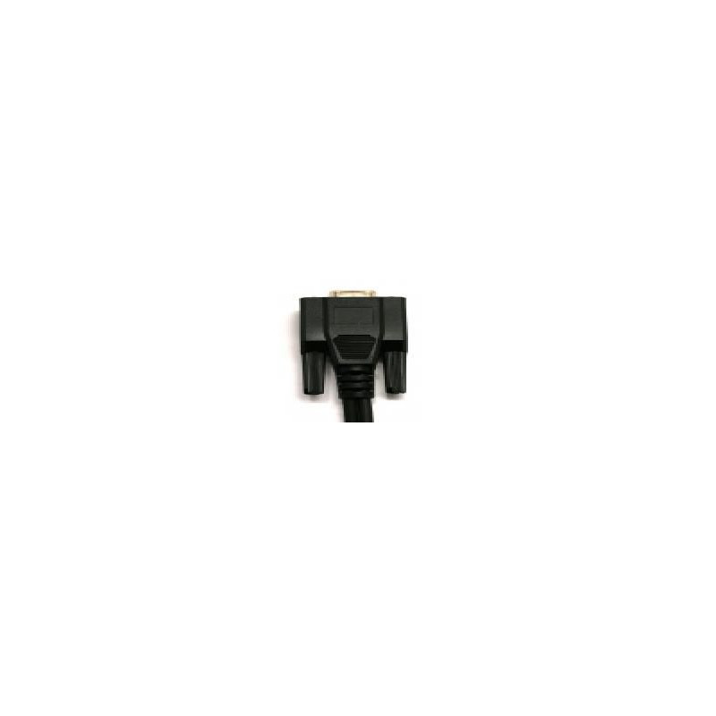 8' Coiled RS232 Cable