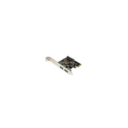 2 Port PCIe USB 3.0 Card w/SATA Power