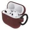Headphone Case WONDERLAND Well Red brown