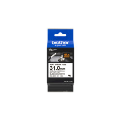 31.0MM BLACK ON WHITE HEAT SHRINK TAPE