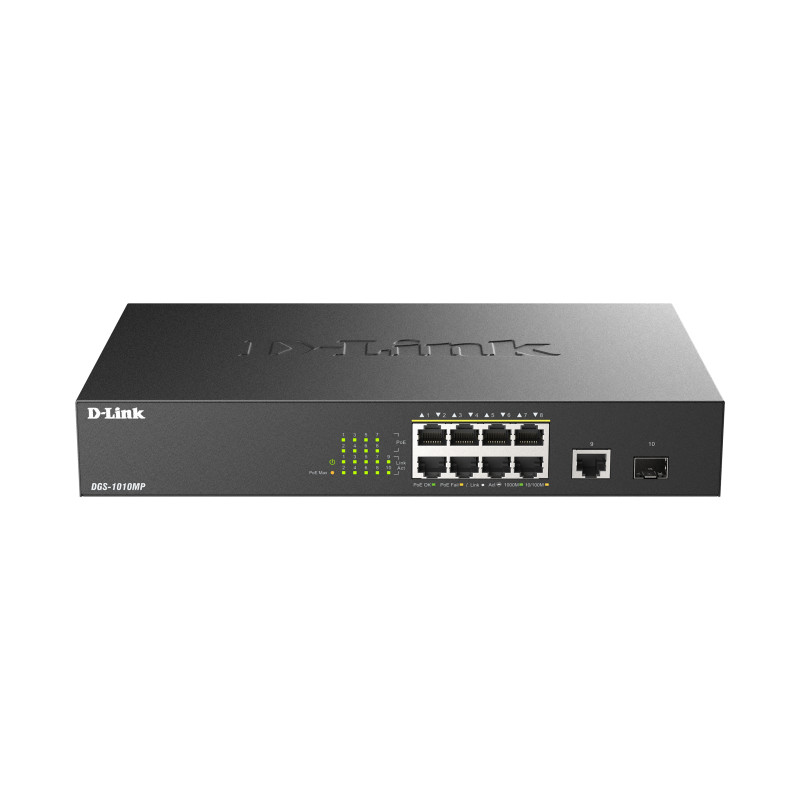 8 ports Gigabit PoE/PoE+& 1 port Gigabi