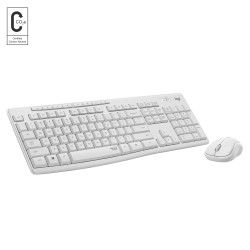 MK295 Silent Wireless Combo OFF WHITE CH