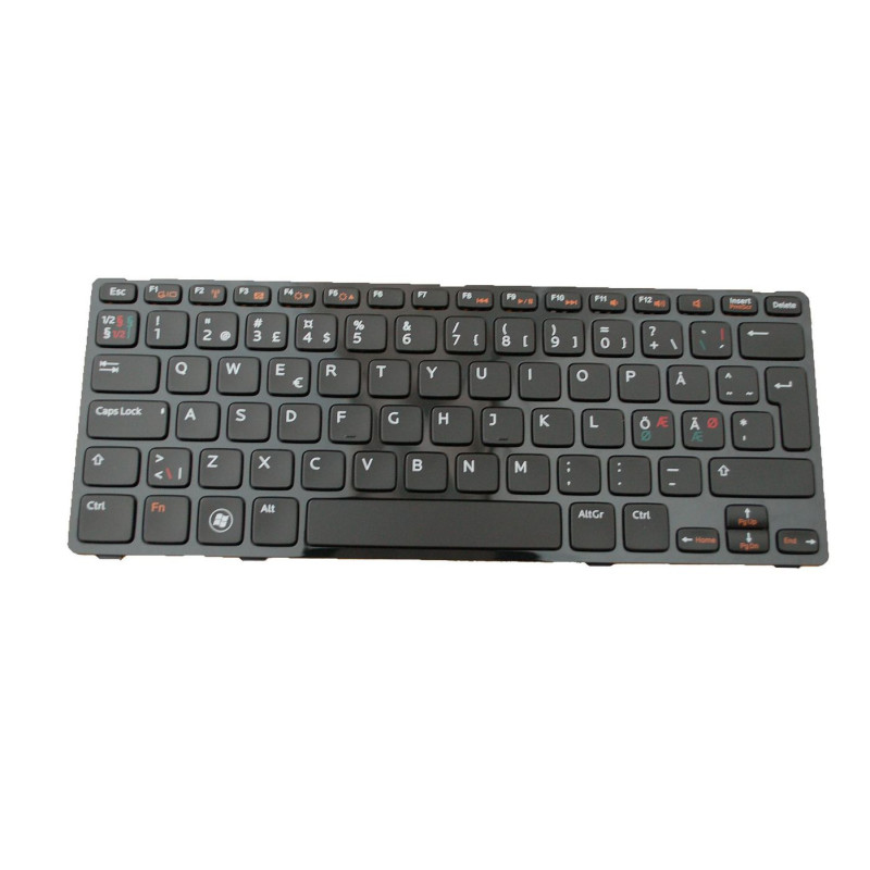 Nordic ISO layout keyboard