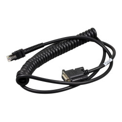 Cable, RS232, DB9, coiled