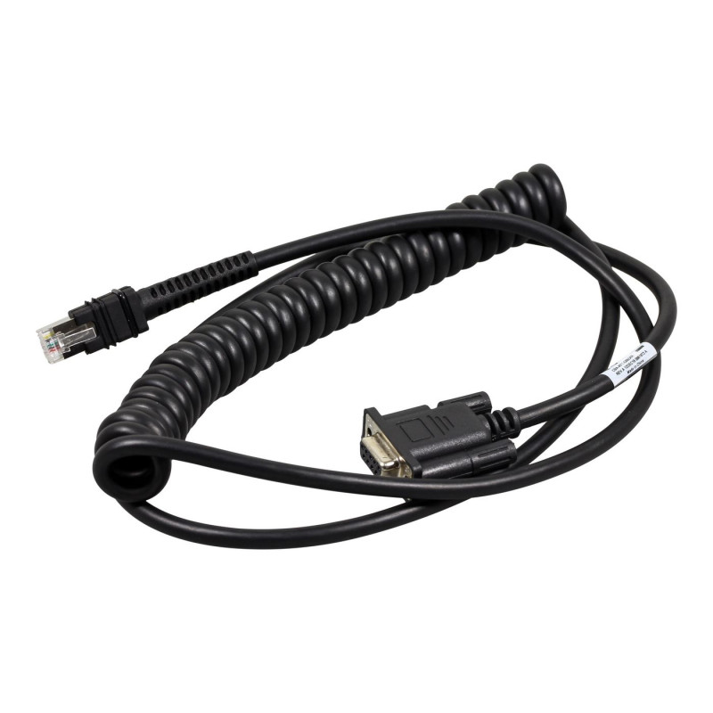 Cable, RS232, DB9, coiled
