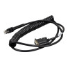 Cable, RS232, DB9, coiled