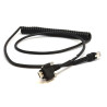Cable, USB, coiled