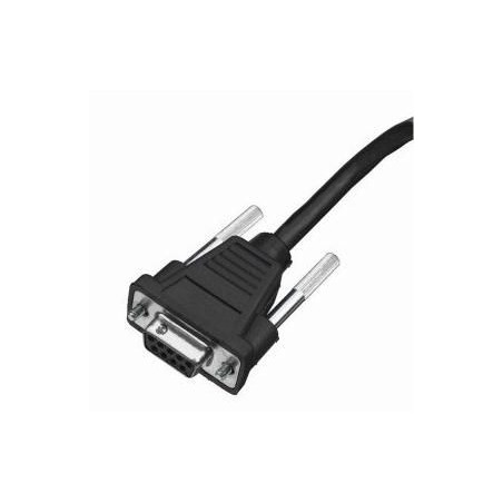 Cable, RS232, black, DB9