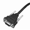 Cable, RS232, black, DB9