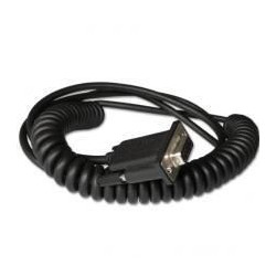 Cable RS232, Coiled 3m, Black