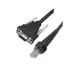 Cable RS232 Noir,DB9F,3m droit
